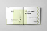 Square Book Mock up 2, a Books & Magazine Mockup by Yogurt86 (Thumbnail 14 of 18)