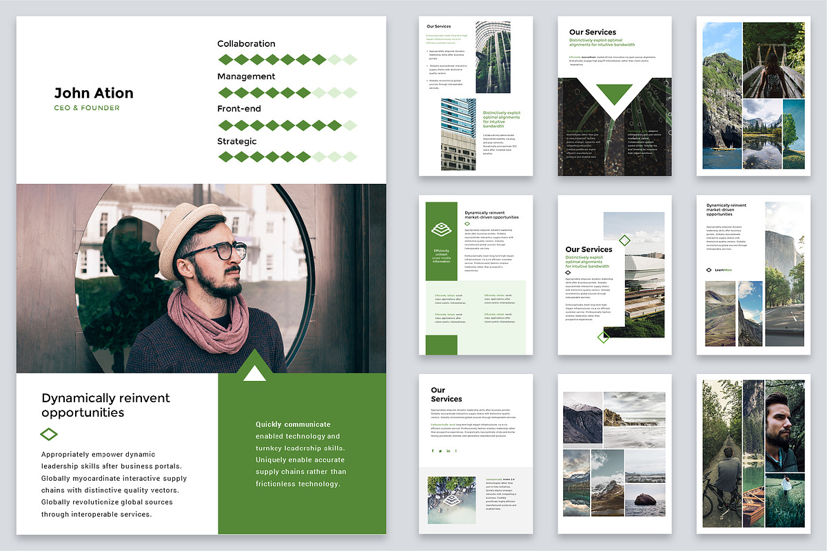 A4 Elevation Powerpoint Template, a Presentation Template by Reshapely (Photo 6 of 10)