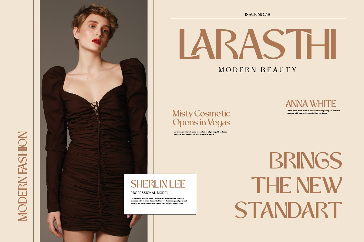 Ravane - Display Font, a Sans Serif Font by twinstd (Photo 6 of 7)