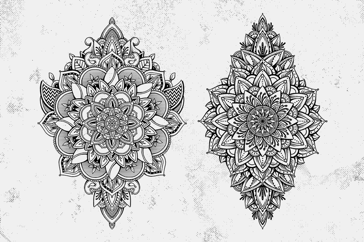 20 Hand-Drawn Style Mandala Set, an Icon by GODZILLARGE (Photo 4 of 7)
