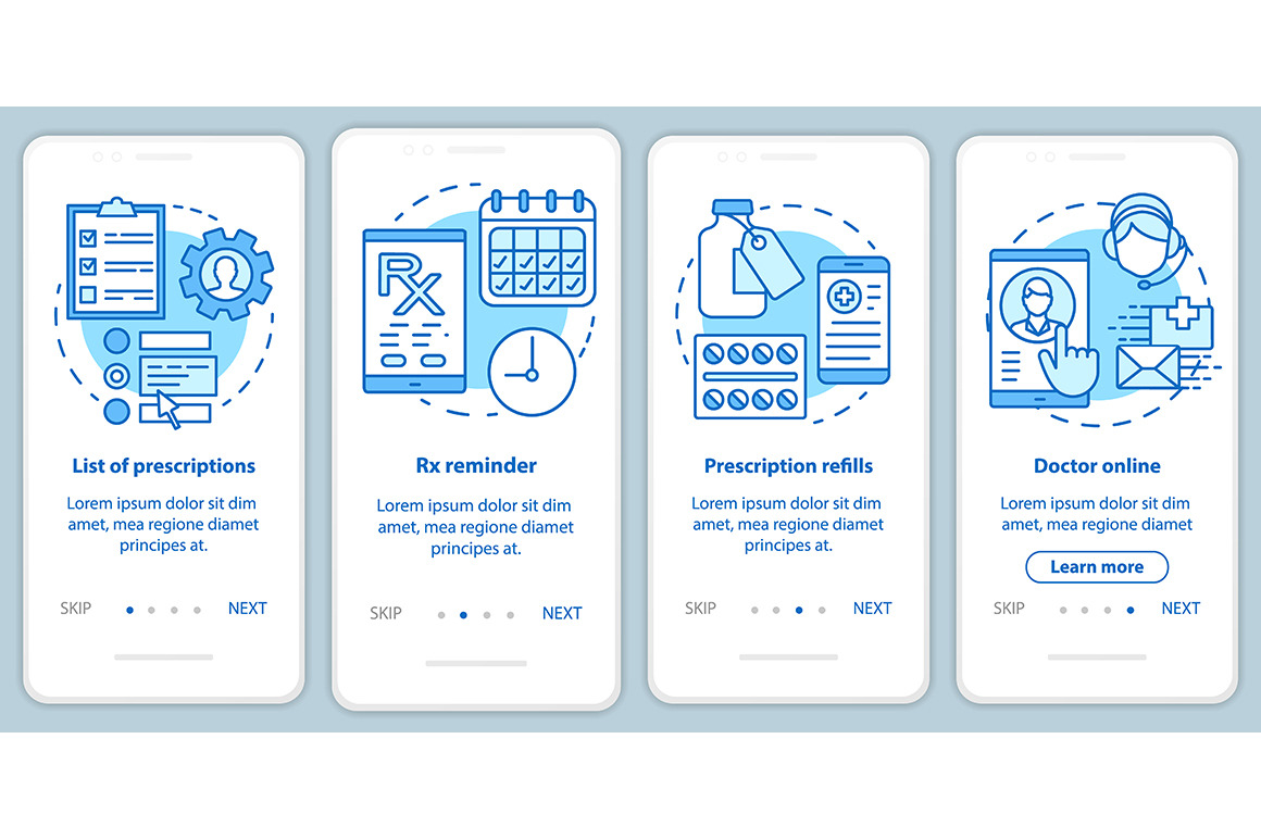 Prescription List Online Pharmacy by Img Visuals  Creative Market