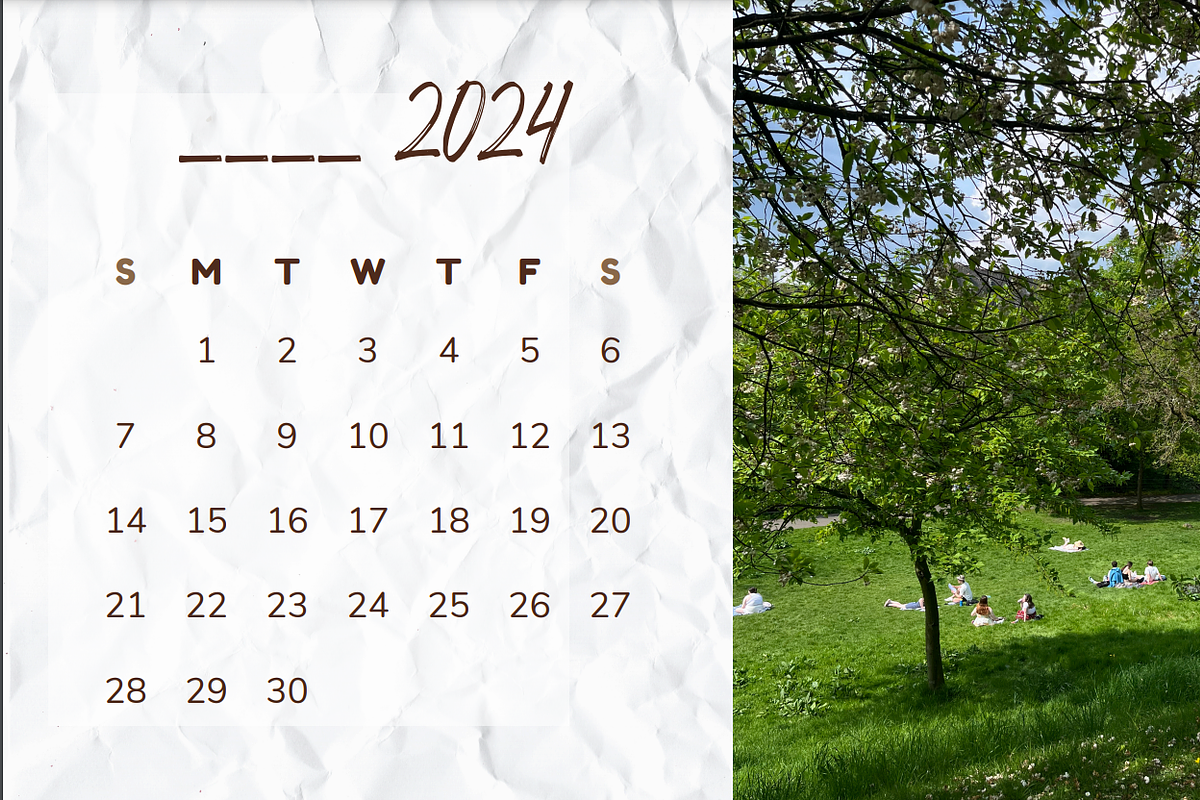 2024 June Calendars (summer themes), a Poster Template by SooJungChoi3 (Photo 2 of 6)