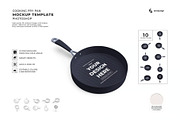 Cooking Pan Mockup Template Set, a Household Mockup by DesignRushMarket (Thumbnail 1 of 10)