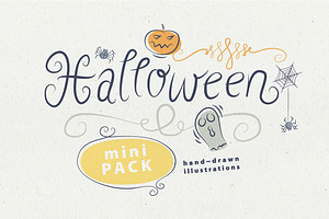 Halloween Hand Drawn illustrations