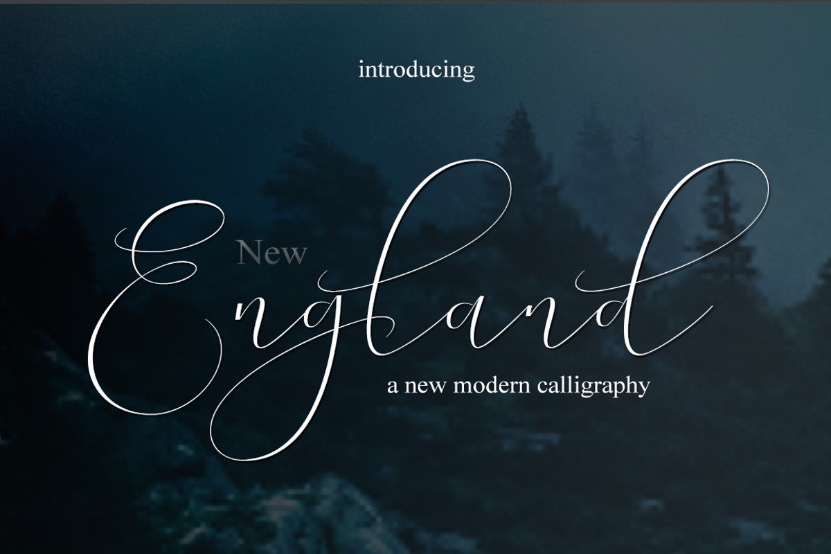 New England Script preview 2