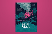 UFO Crash Vector Art Flyer, a Flyer Template by ashenterprise (Thumbnail 1 of 3)
