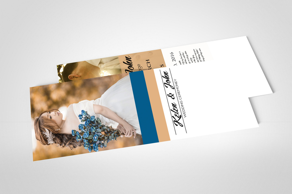 Wedding Rack Card Templates, a Card Template by Psd Templates (Photo 2 of 3)