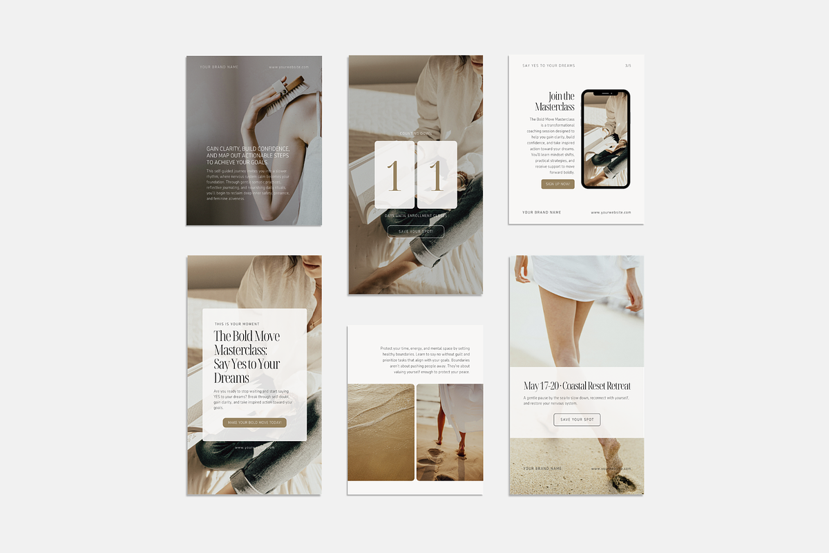 Modern Social Media Canva Templates, a Social Media Template by DESIGN BY nube (Photo 6 of 10)