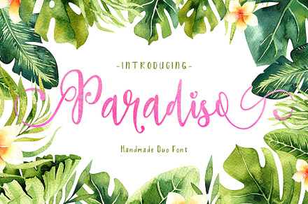 Paradiso - Fonts Duo