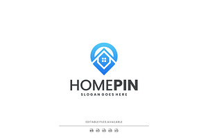 Gradient Modern Home Location Logo, a Branding & Logo Template by Artnivora.Std