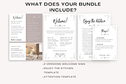 Airbnb Welcome Signs Canva Templates, a Templates & Theme by Cosmic Design (Thumbnail 3 of 7)