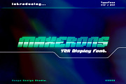 Maxerons - Y2K Font, a Font by Snape Design Studio (Thumbnail 1 of 5)