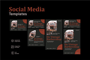 Barbershop Bundle Social Media