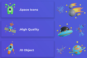 3D Space Icon