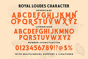 Royal Loudes  -  Display Font, a Serif Font by Letterhend Studio (Thumbnail 9 of 9)