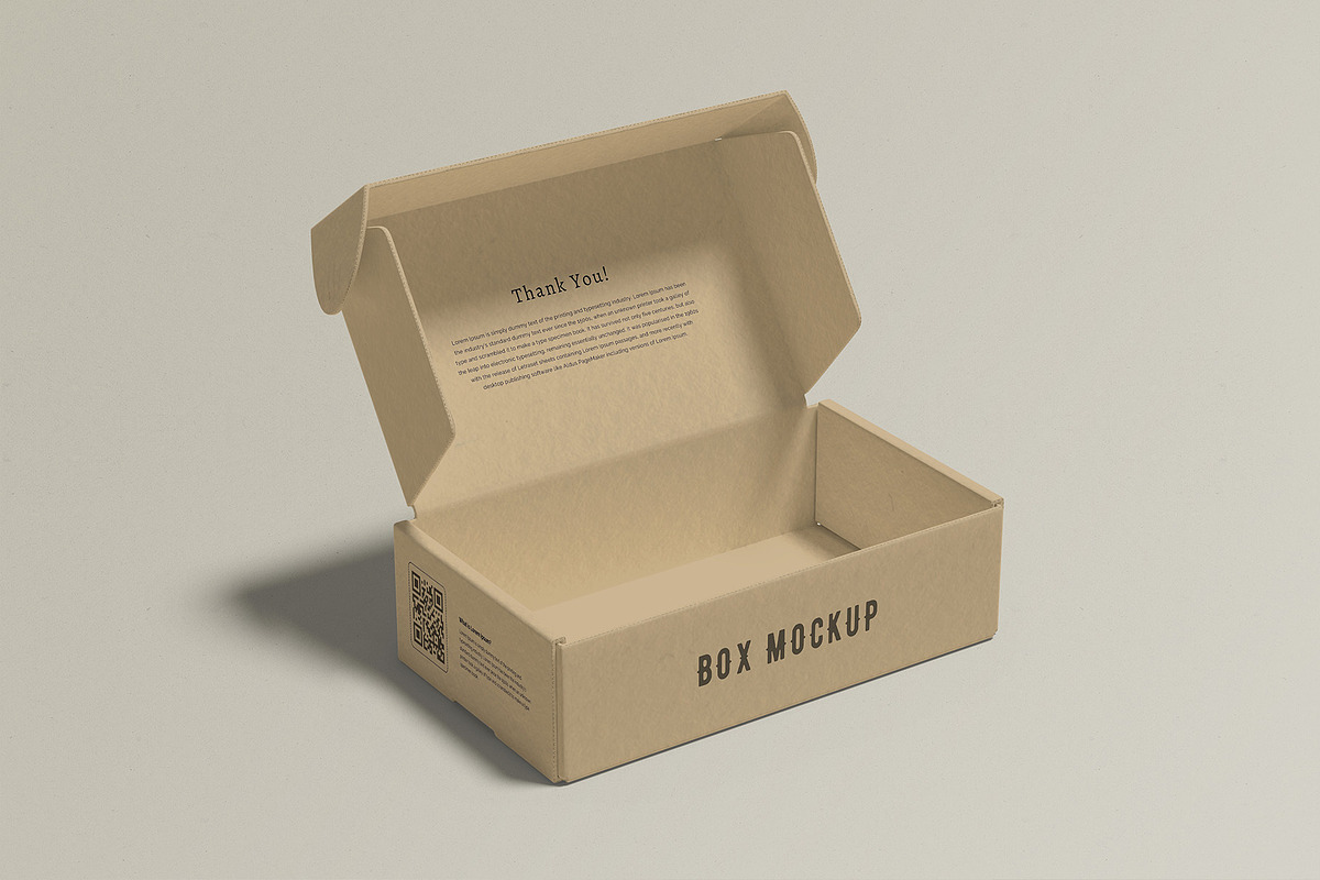 Box Mockup, a Cups & Container Mockup by graphictime (Photo 5 of 15)