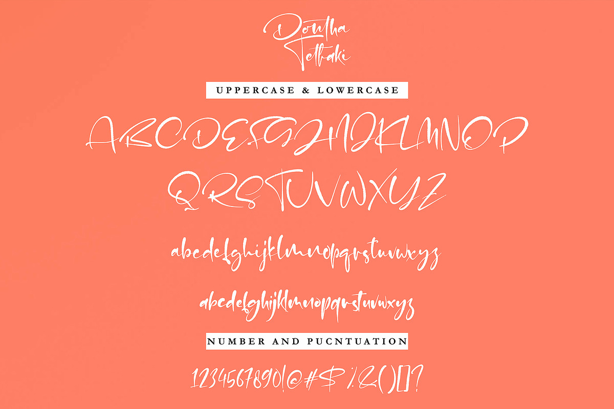 Dontha Tethaki, a Script Font by pineungtype (Photo 12 of 13)