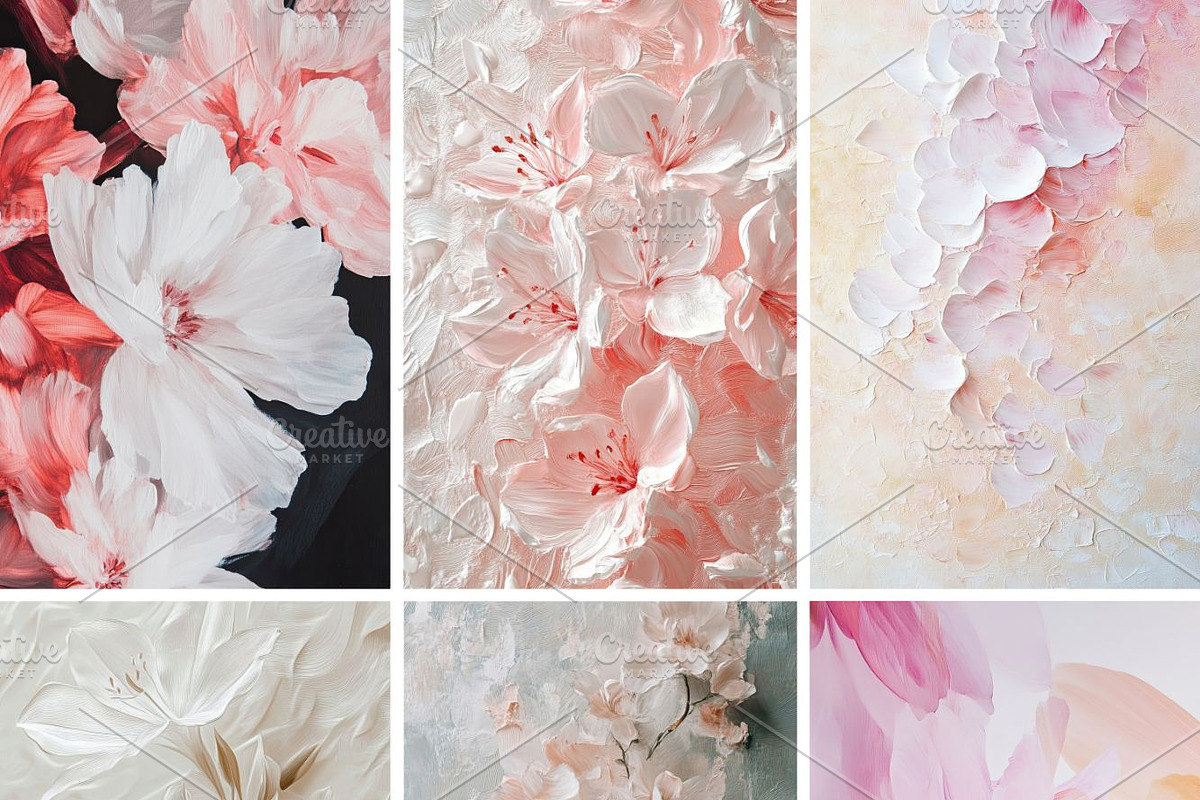 Aesthetic floral textures, a Decorative Illustration by pictures for you (Photo 12 of 46)