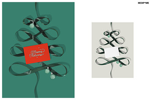 Christmas Greeting Cards Mockups 001