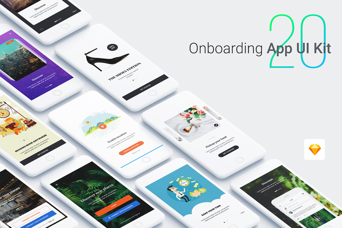 Walkthrough - Onboarding App UI Kit, an App Template by hoangpts (Photo 1 of 2)