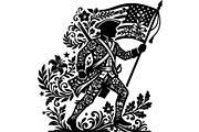 Patriotic Military Emblem Vintage, an Object Graphic by Gfx_Store (Thumbnail 15 of 16)