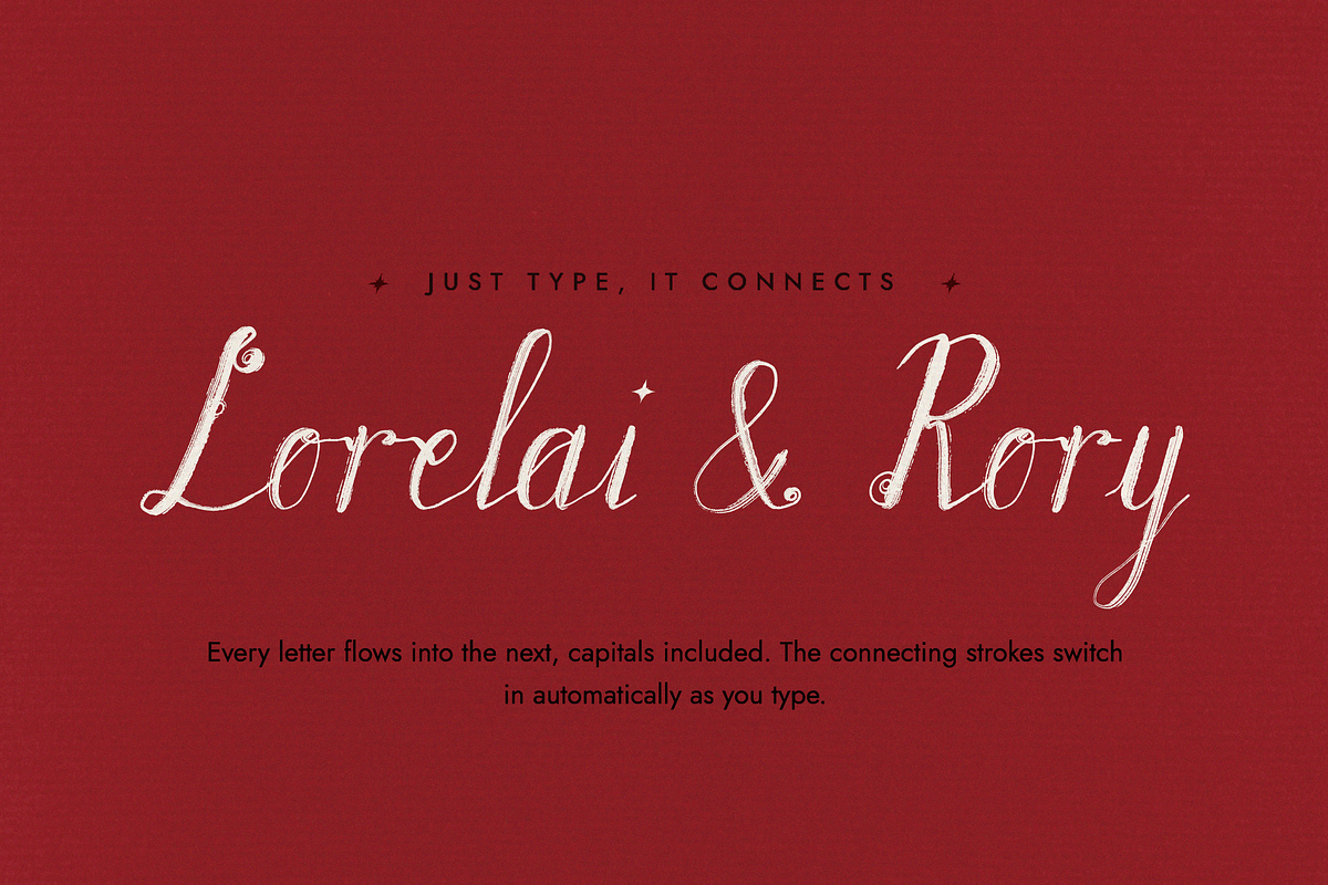 Moonlure – Textured Brush Script, a Handwritten Font by Lilithcollageart (Photo 5 of 15)