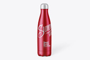 Sport Bottle Metallic Mockup, a Product Mockup by AlkStudio (Thumbnail 3 of 8)