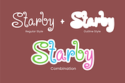 Starby - Playful Display, a Symbol Font by ahweproject (Thumbnail 3 of 9)