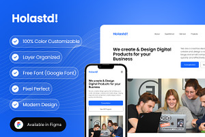 Holastd - Landing Page