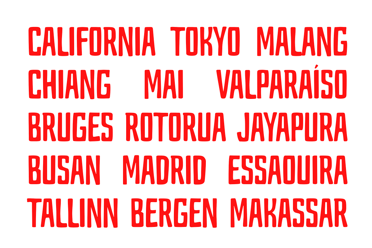 Thousand Mantra Bold Display, a Sans Serif Font by Haps Space (Photo 4 of 11)