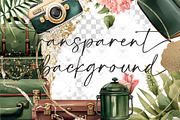 Safari Travel Green Clipart, an Illustration by BigCakeBee (Thumbnail 3 of 4)