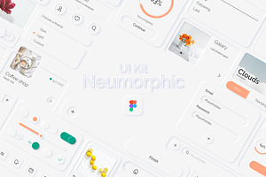 UI kit Neumorphic | Figma, an UI Kit Template by Wander Designs