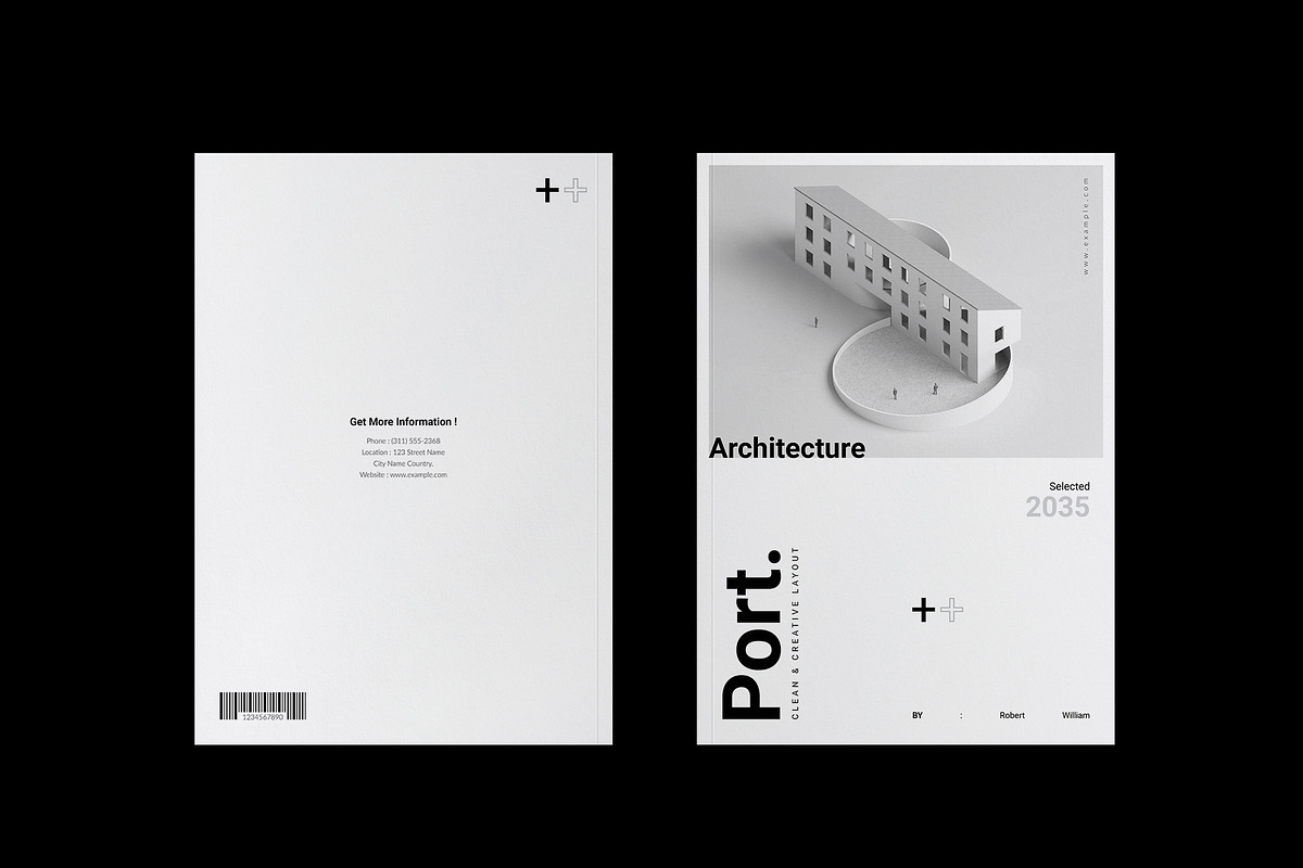 Architecture Portfolio Template, a Brochure Template by TemplateFolio-Shop (Photo 13 of 15)