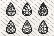 Svg Earrings with  Arabic pattern, a Graphic by CncCutModel (Thumbnail 3 of 3)