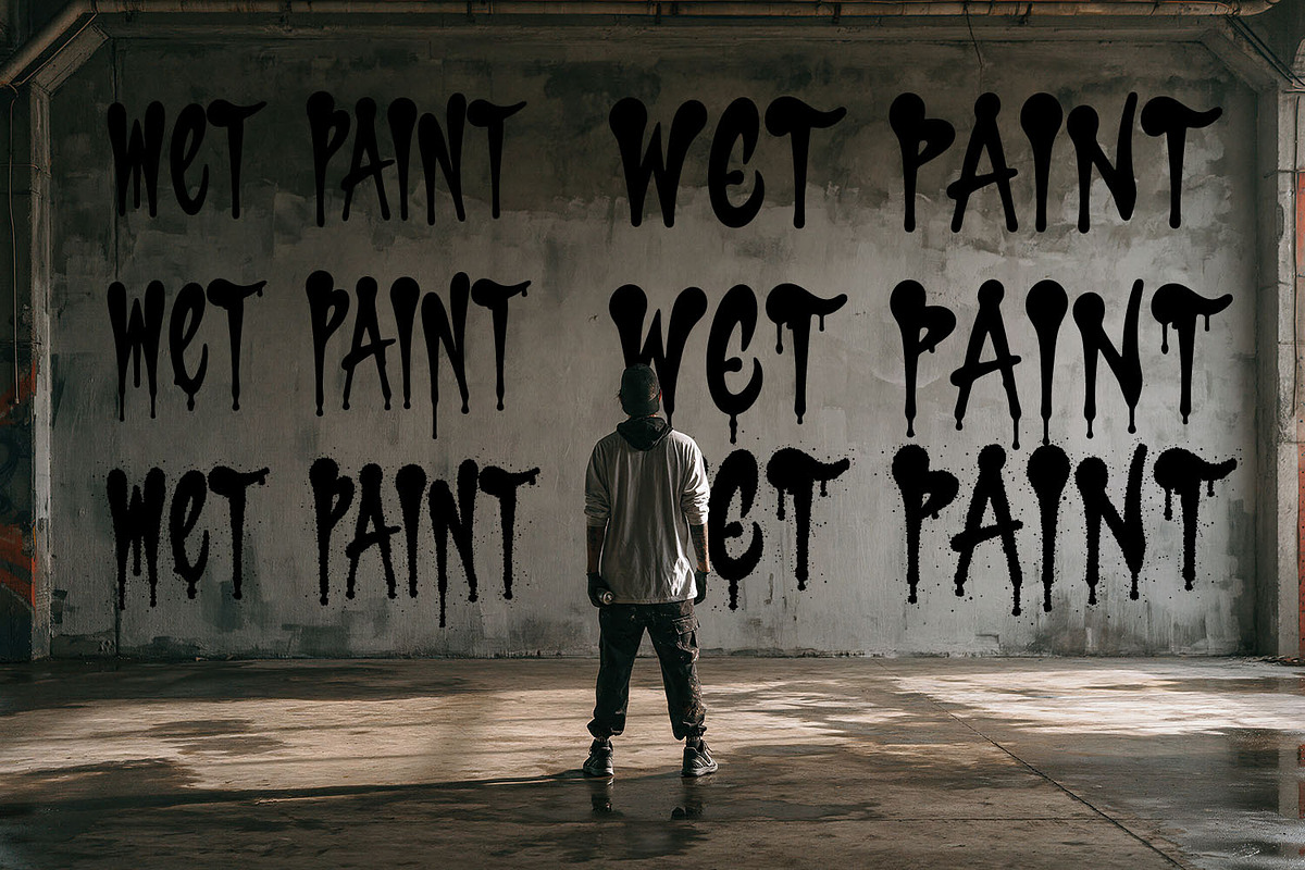Drip Marker Font, a Handwritten Font by Handmadefont (Photo 10 of 15)