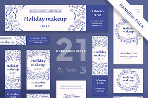 Banners Pack Holiday Makeup