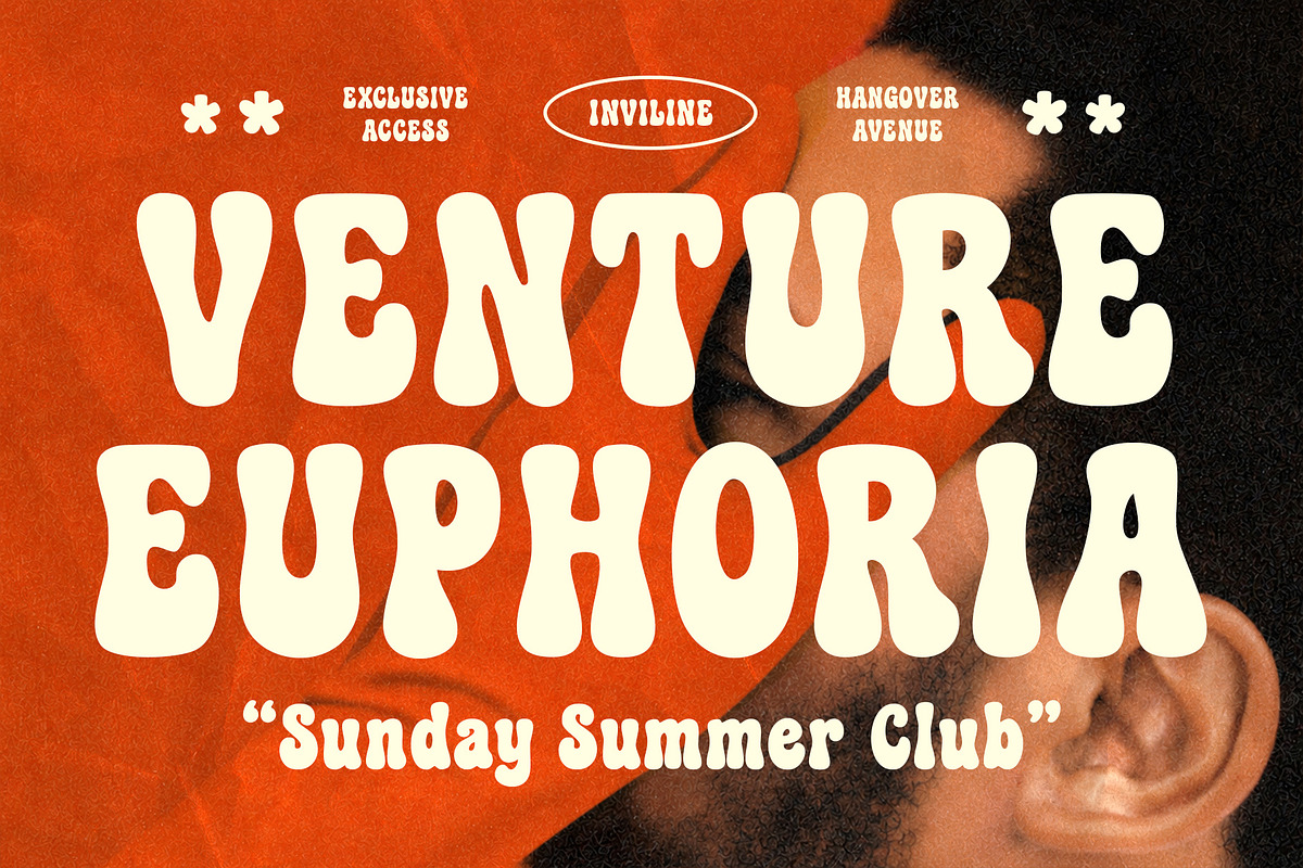 Rafion - Groovy Display Font, a Slab Serif Font by Inviline.co (Photo 2 of 10)