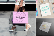 Feminine Logo Creator Kit - Hearts, a Branding & Logo Template by Pulp Creative Studios (Thumbnail 6 of 9)