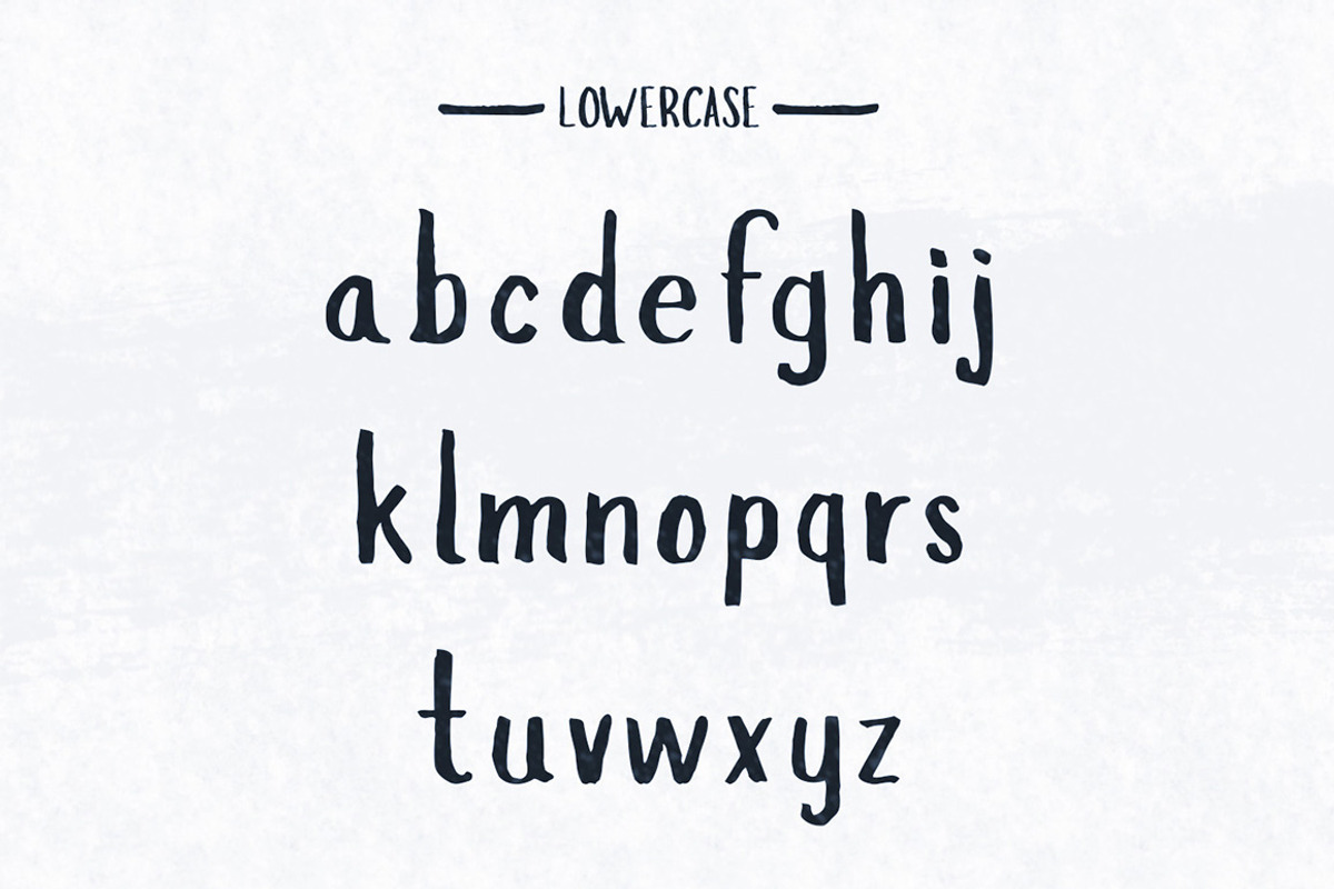 Slopes Brush Font preview 4