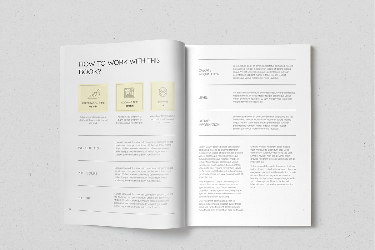 Modern Baking Recipe Book, a Magazine Template by SonaGeciova (Photo 8 of 18)