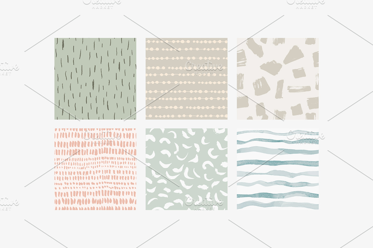 Hand drawn patterns, a Pattern Graphic by Magnia (Photo 5 of 7)