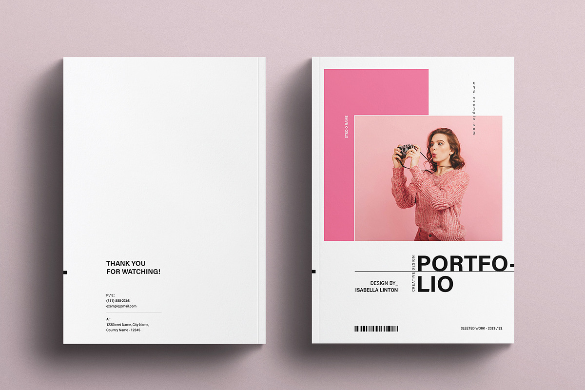Creative Design Portfolio Template, a Brochure Template by E-Type (Photo 8 of 8)