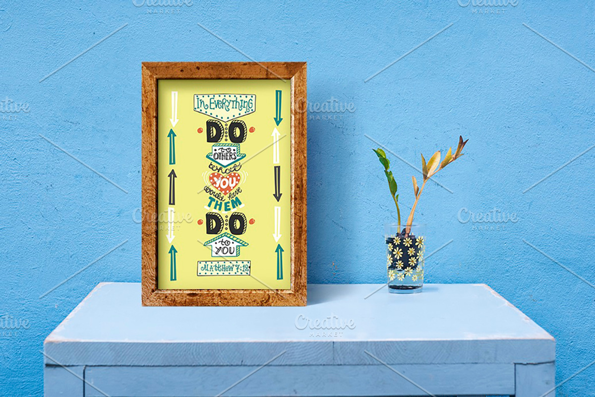 7 THE BEST BIBLE VERSES, an Education Illustration by Ola-la-la (Photo 7 of 8)