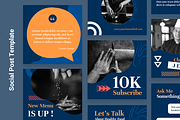 Youtuber Instagram Post, a Social Media Template by Rahardi Creative (Thumbnail 3 of 6)