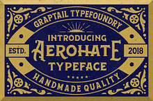 Aerohate Typeface + Extras
