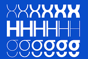 Raxogen - Geometric Variable Font, a Sans Serif Font by Font Liner (Thumbnail 2 of 13)