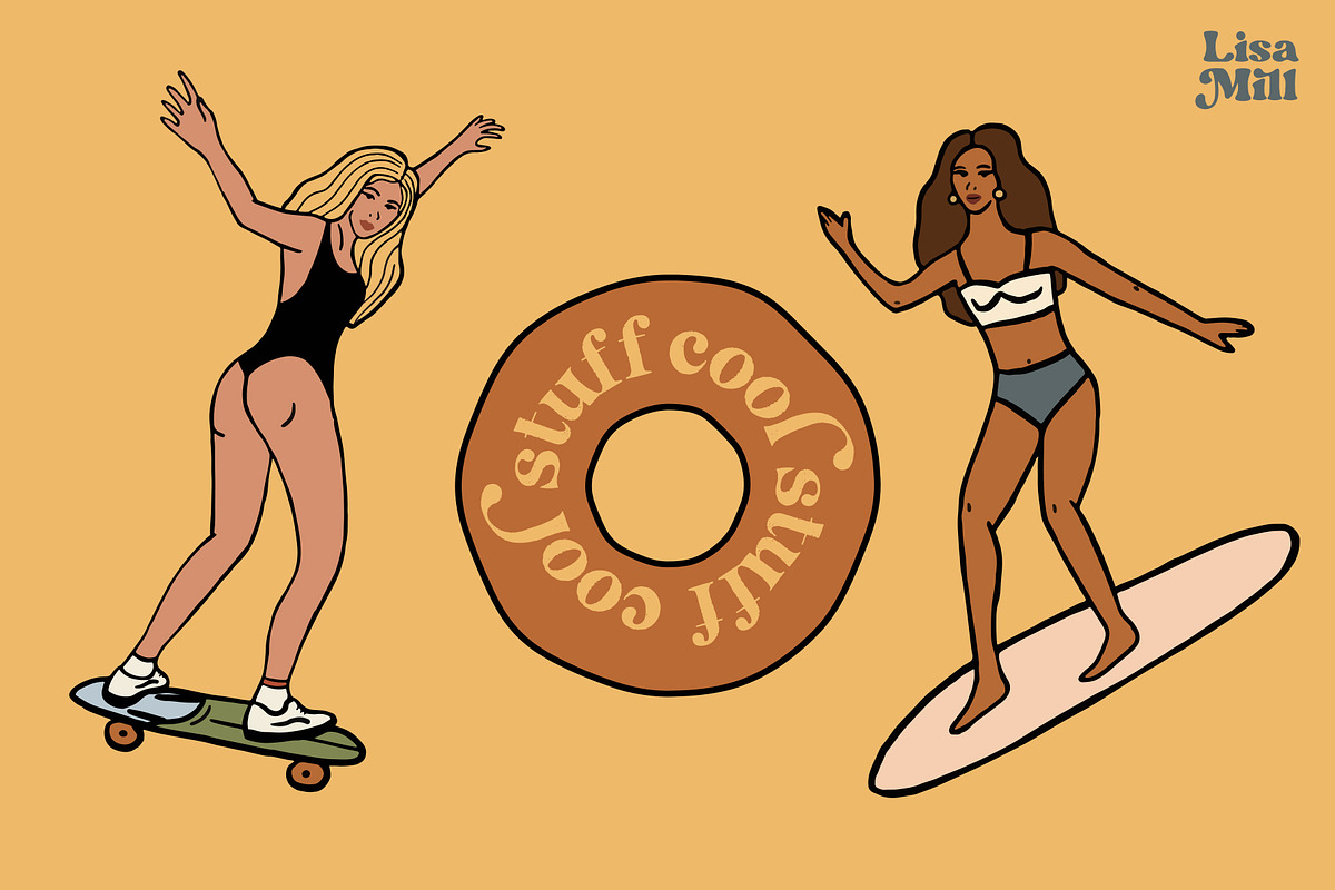Summer vibes bundle, an Object Graphic by Lisa Mill (Photo 9 of 9)