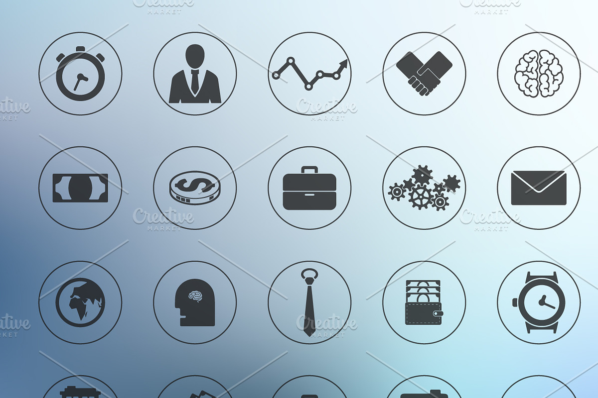 143 BUSINESS icons, an Icon by Palau (Photo 2 of 5)