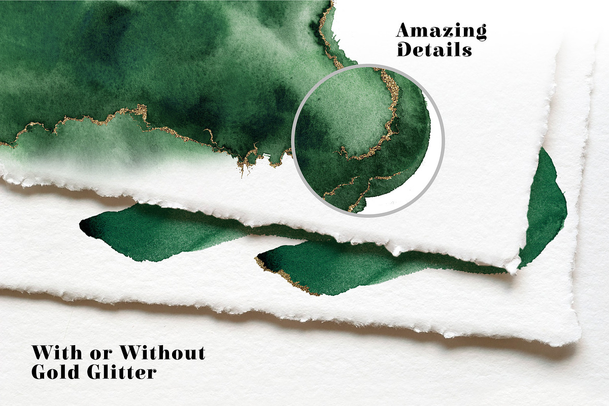 HUNTER GREEN Watercolor Brush Stroke, an Object Graphic by Vintage To Vectors (Photo 2 of 3)