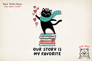 Valentine Cat PNG Bundle, a Graphic by GlitterCraft (Thumbnail 92 of 101)